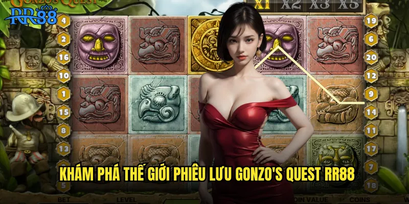 Gonzo's Quest RR88 Hành Trình Tìm Kho Báu El Dorado Huyền Thoại 2 Khám phá thế giới phiêu lưu Gonzo's Quest RR88